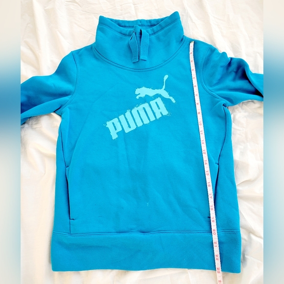 Puma High Neck Blue Sweater, Women's Size XS - Picture 7 of 7